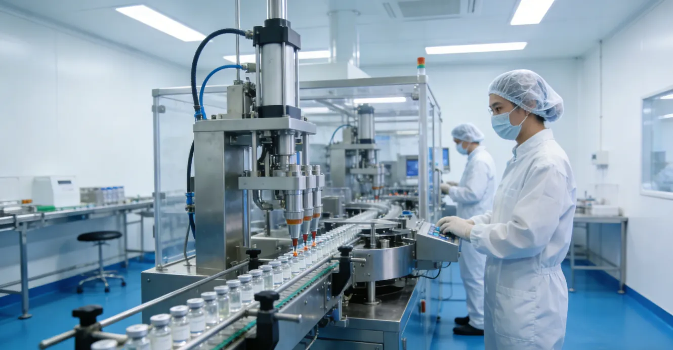 Val Peptide Manufacturing Workshop Interior