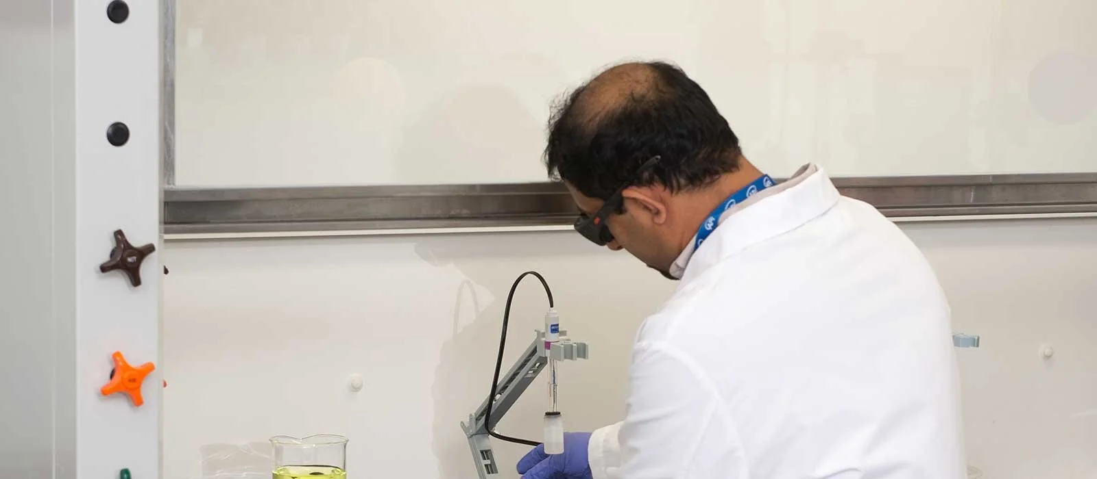 Quality inspection in a research materials laboratory